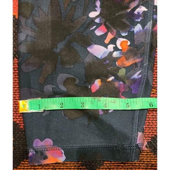 RBX Women's Floral Print High-Waisted Capri Leggings - Picture 6 of 9